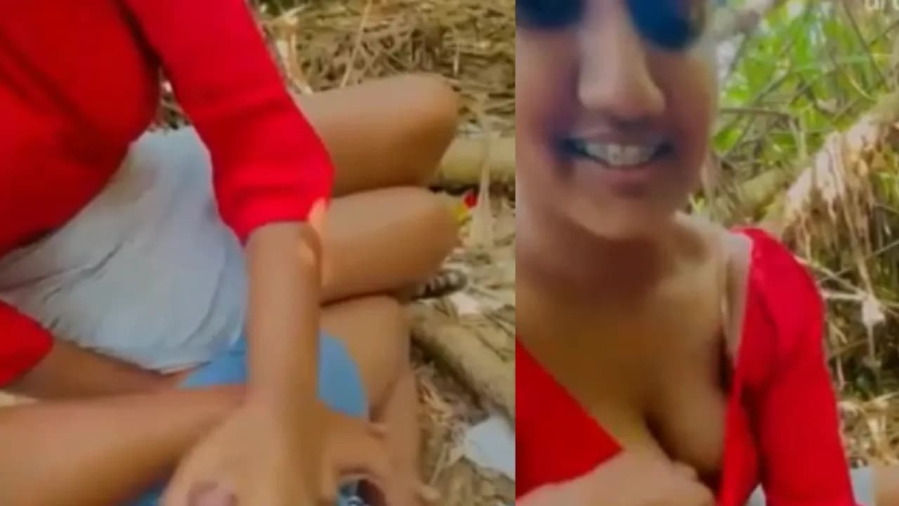 srilankan girl friend give public blowjob